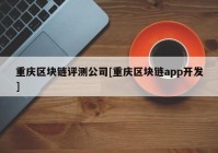 重庆区块链评测公司[重庆区块链app开发]